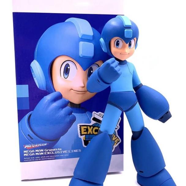 Mô hình Figure Mega man rockman ký ức tuổi thơ đầm tay 23cm