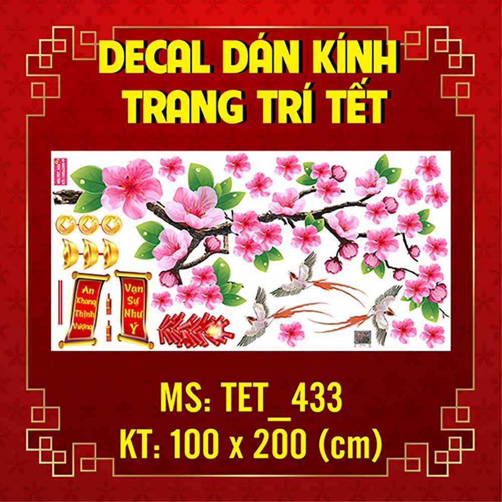 DECAL TRANG TRÍ TẾT 2023 COMBO SỐ 80