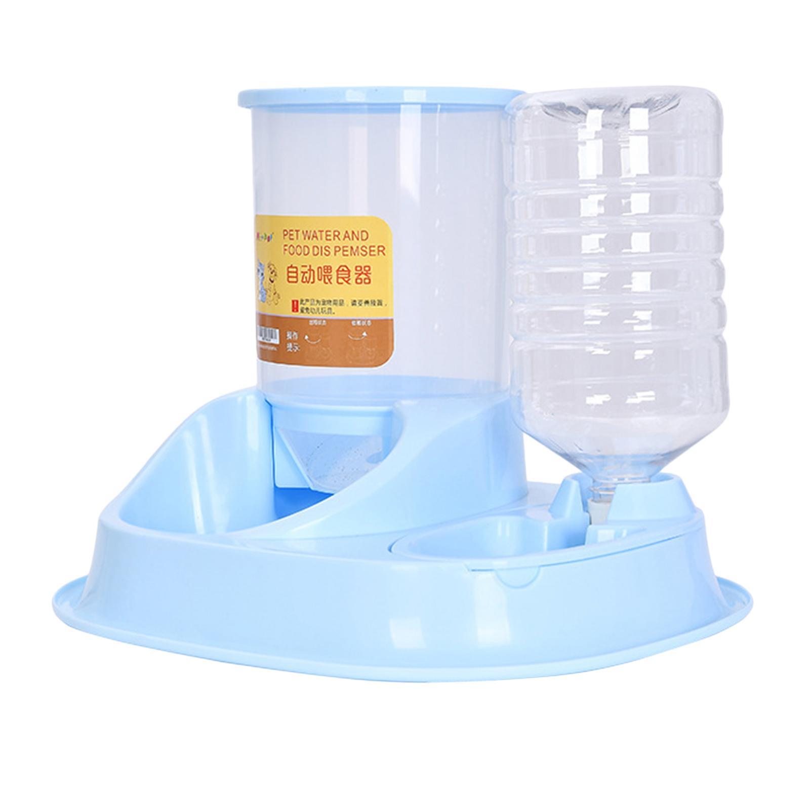 Automatic Feeder Small Medium Large Pets Automatic Food Feeder Waterer, Travel Supply Feeder and Water Dispenser for Dogs Cats Pets Animals