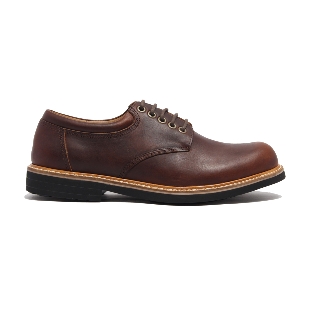 Giày Tây Nam Công Sở Banuli Da Bê Italian Dây Buộc Cap Toe Oxford H1CO2 (Da Veg Itali Mềm Dẻo, Đế Siêu nhẹ, Bảo Hành Trọn Đời)