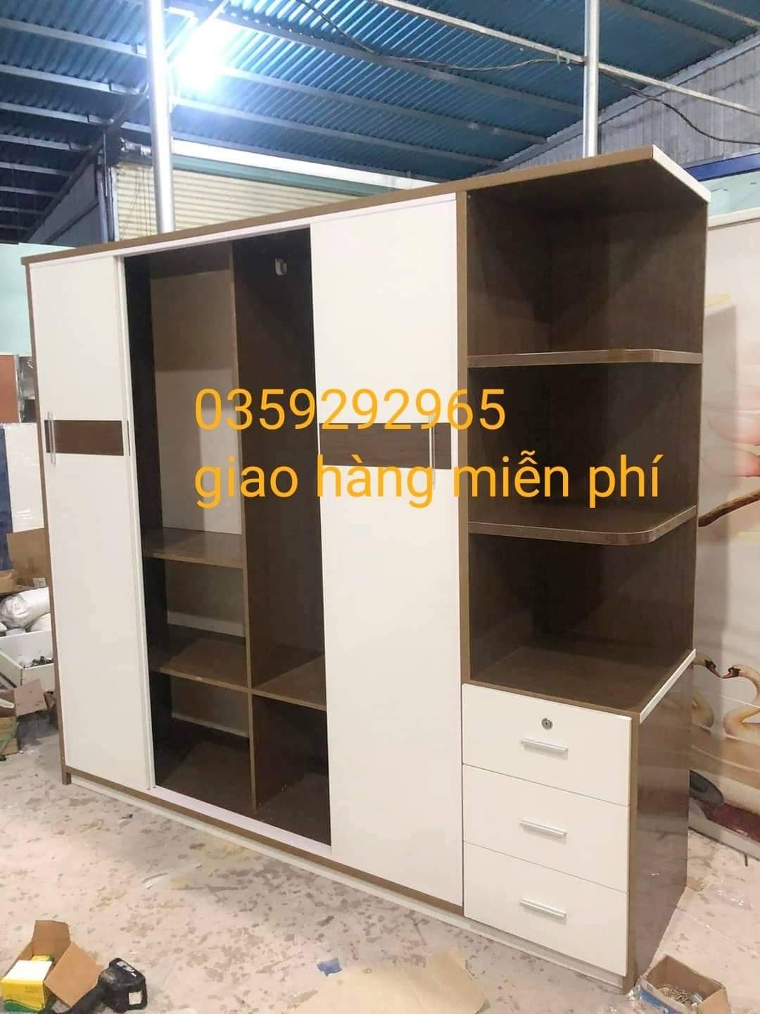 Tủ nhựa đài Loan 4 cánh 1 kệ cửa lùa