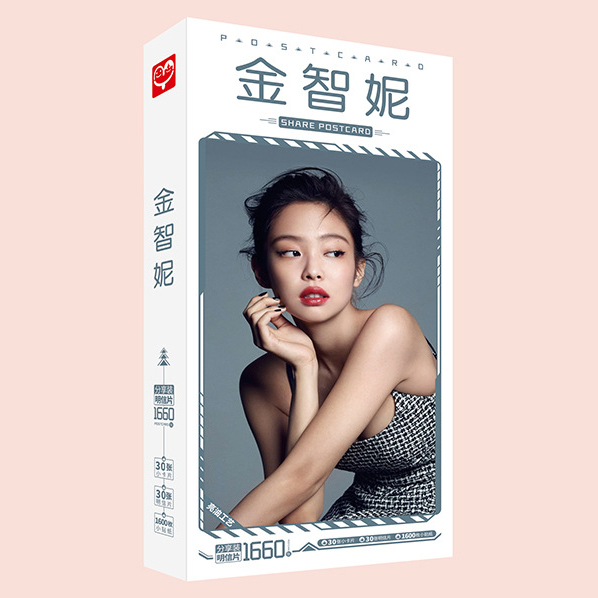 Hộp ảnh postcard Jennie Blackpink