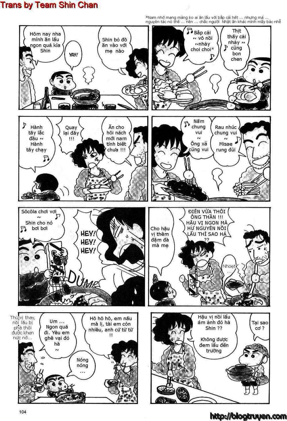 crayon shin-chan cậu bé bút chì chapter 3 106