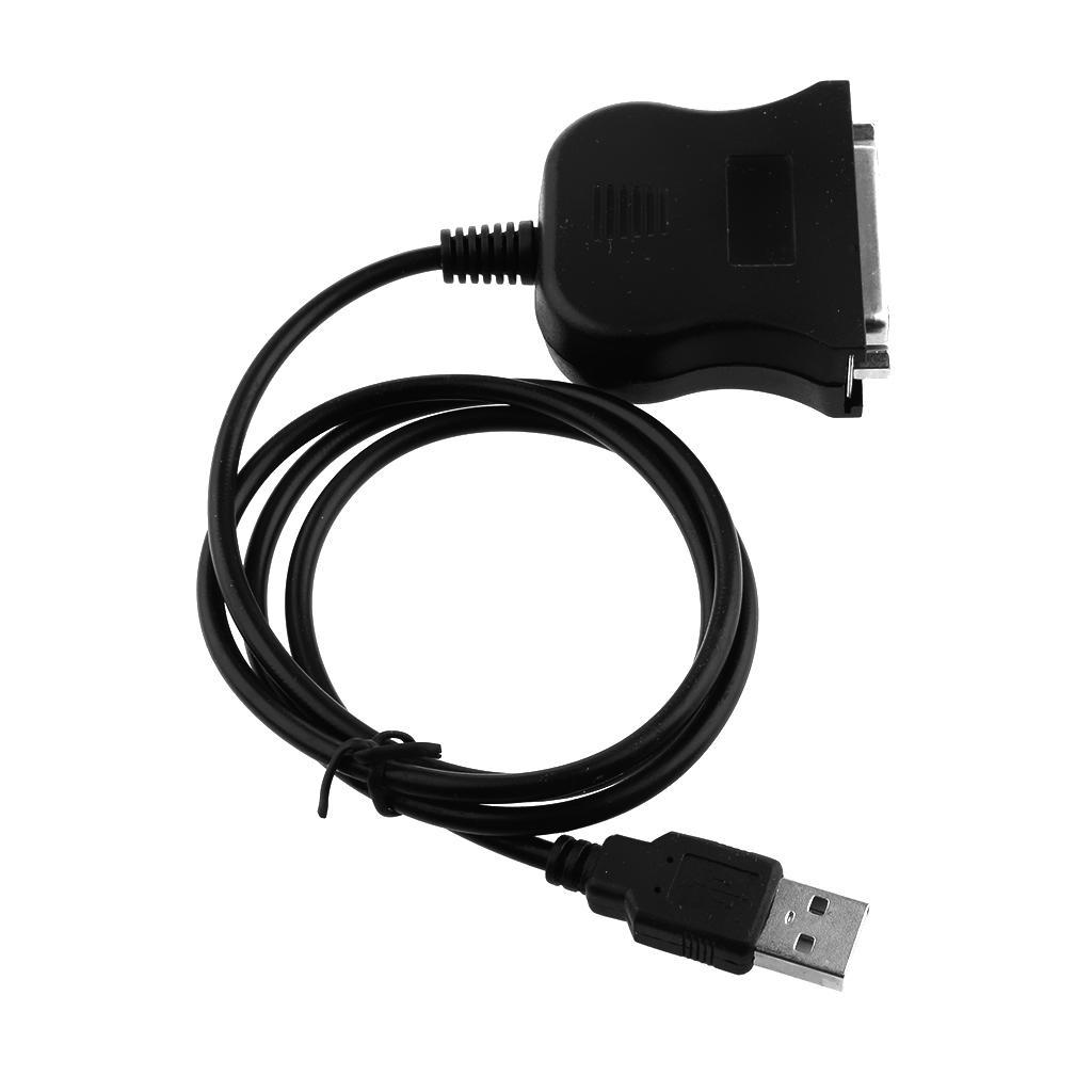 USB2.0 to DB25 Parallel Printer LPT Adapter Lead Cable   1284 for Laptop