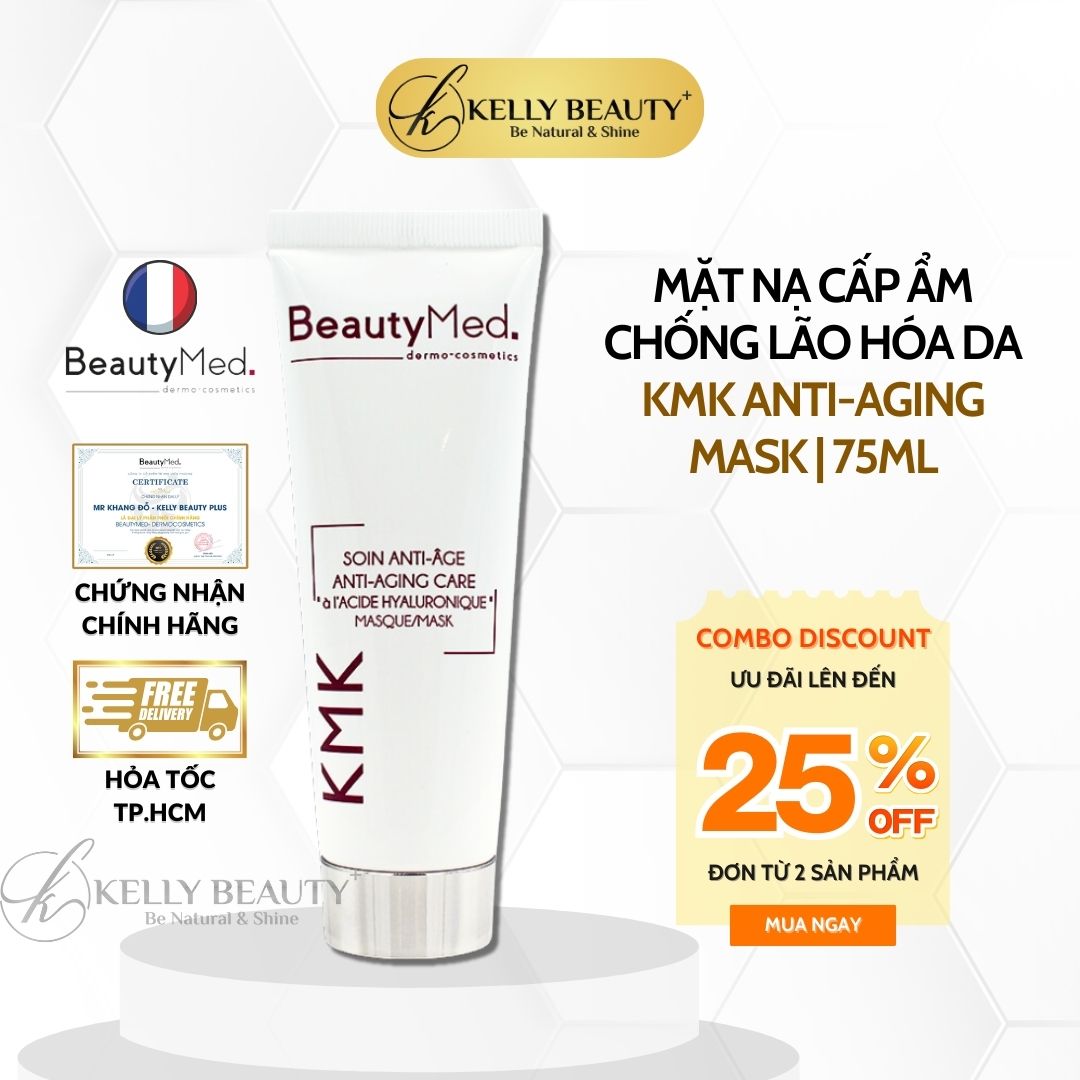 Mặt Nạ Cấp Ẩm Chống Lão Hóa Da BeautyMed KMK Anti-Aging Care Mask | Kelly Beauty