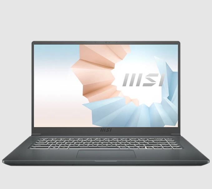 Laptop MSI Modern 15 A11MU-1024VN (i5-1155G7 Gen 11th | 8GB DDR4 | SSD 512GB PCIe | VGA Onboard | 15.6 FHD IPS | Win11|Gray) - Hàng Chính Hãng