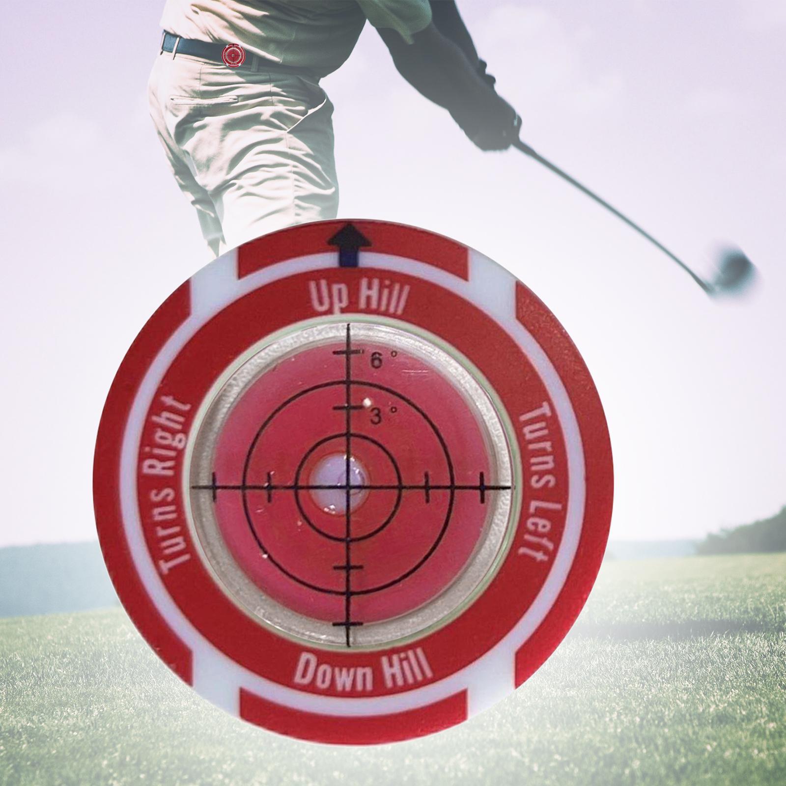 Golf Ball Marker Portable Hat Clip Outdoor Putting Aid Tool Golf Accessory