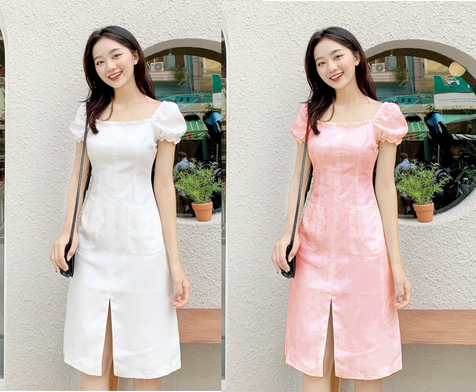 ĐẦM CHỮ A TAY PHỒNG DỄ THƯƠNG