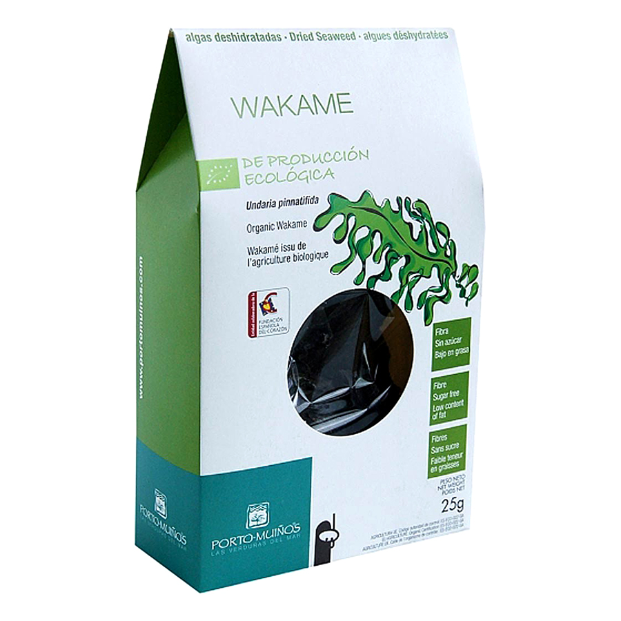 Rong Biển Wakame Hữu Cơ Porto Muinos 25g