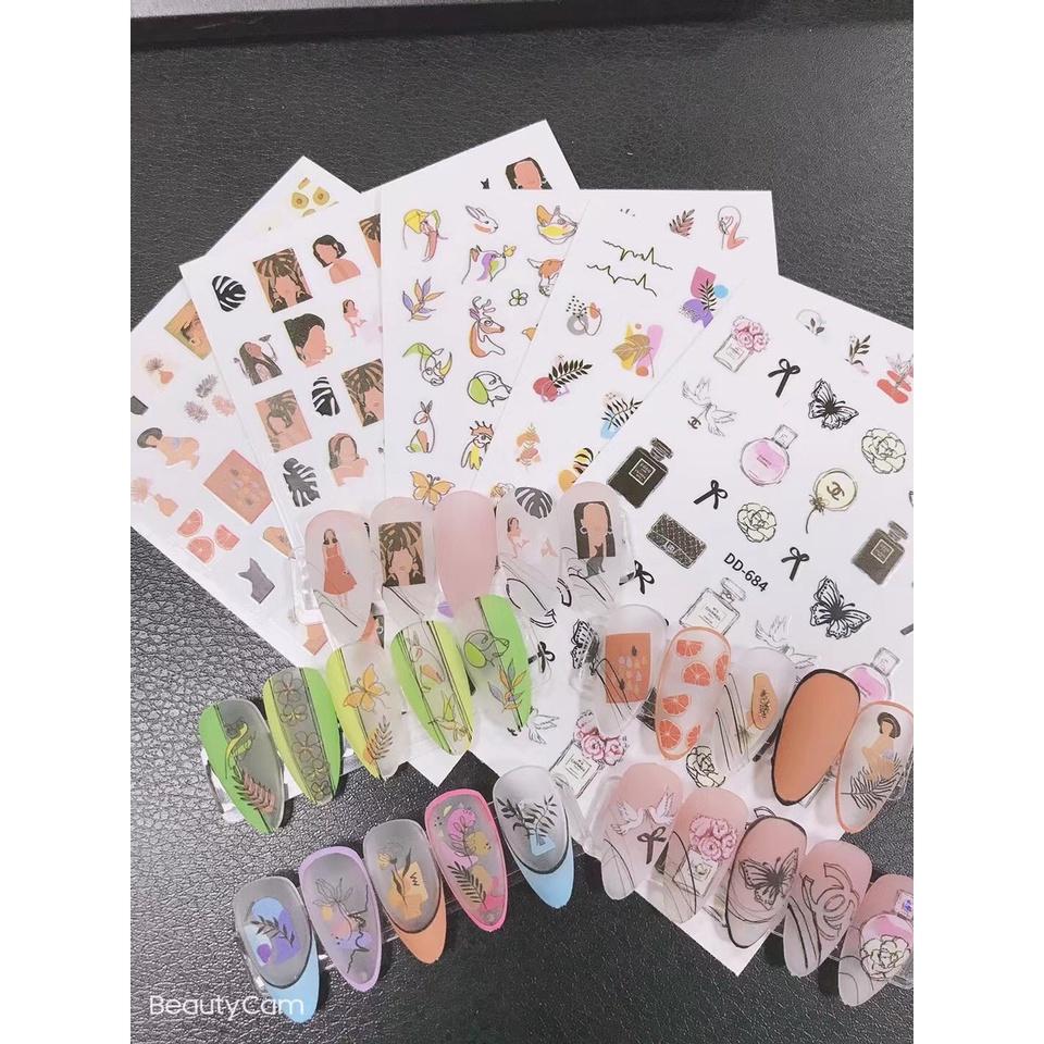 STCIKER TRANG TRÍ NAIL