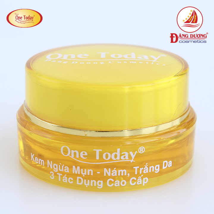 ONE TODAY - KEM NGỪA MỤN - NÁM TRẮNG DA 3 TÁC DỤNG CAO CẤP - 15g