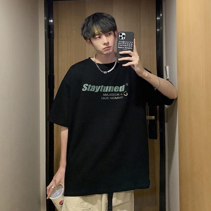 Áo thun unisex form rộng nữ nam phông unisex cổ tròn cotton oversize giá rẻ in hình ulzzang freesize STAYTUNED