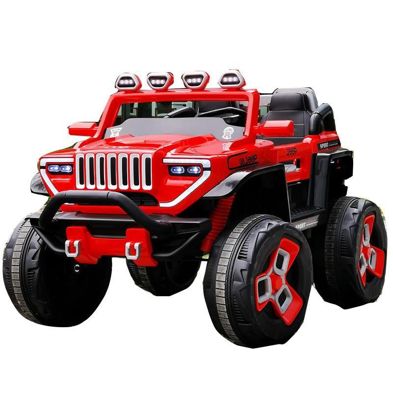 Ô tô xe điện đồ chơi  BABY-KID BDQ1200 2 động cơ lớn 2 chỗ 12V7AH cho bé vận động ( Đỏ-Trắng-Xanh)