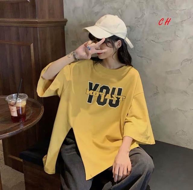Áo YOU xẻ hông chất tixi COM987