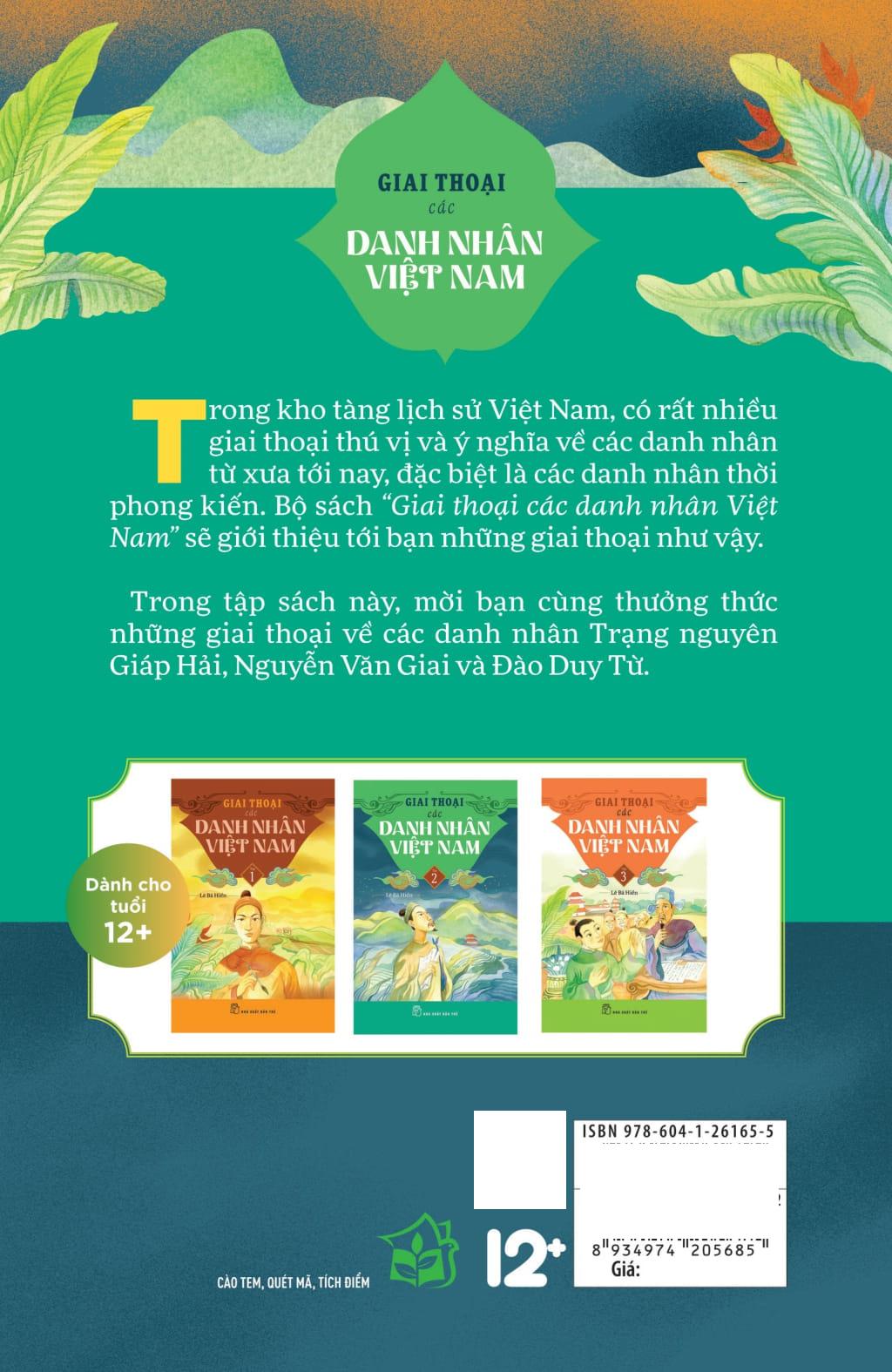 Giai Thoại Các Danh Nhân Việt Nam - Tập 2