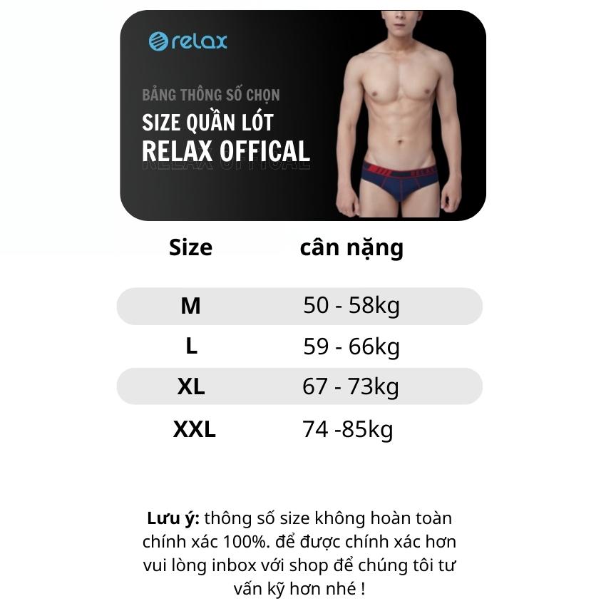 quần lót nam relax underwear thun lạnh cao cấp chính hãng, quần sip nam rltk16