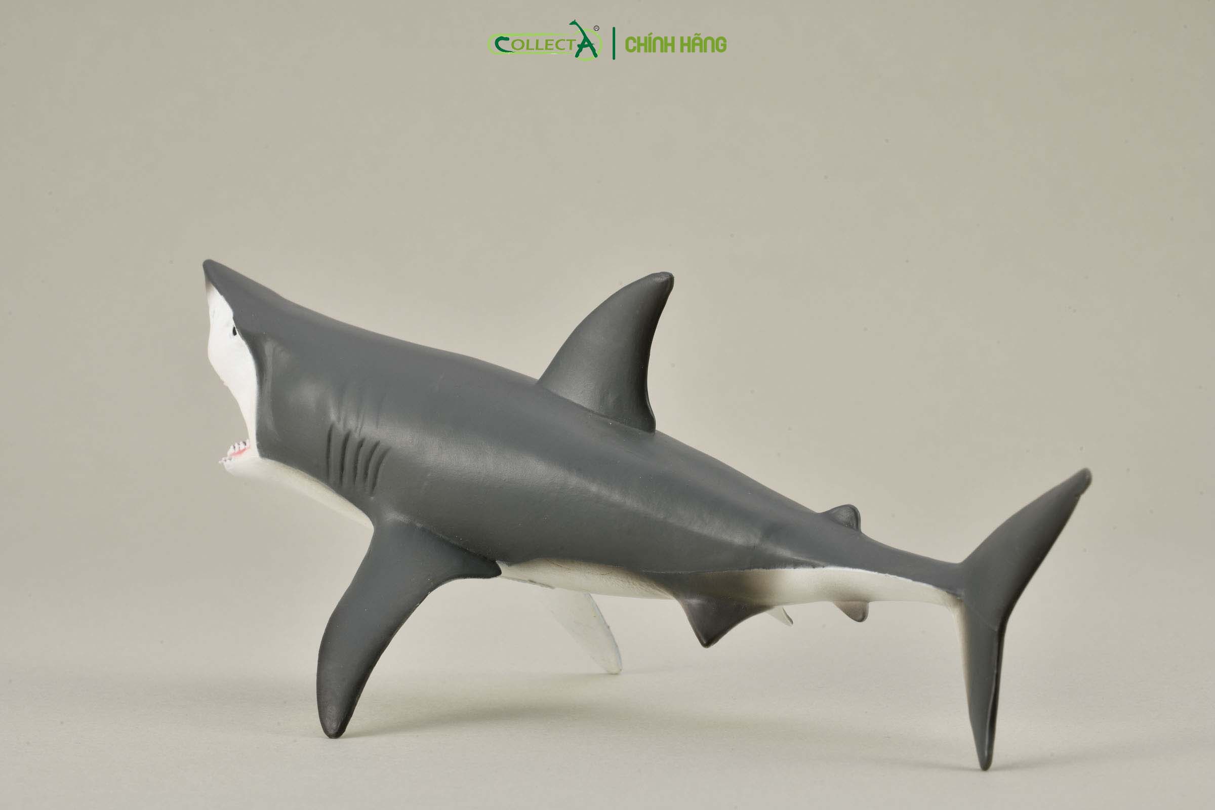 Mô hình thu nhỏ: Cá Mập Trắng - Great White Shark - Open Jaw, hiệu: CollectA, mã HS 9652080[88729] -  Chất liệu an toàn cho trẻ - Hàng chính hãng