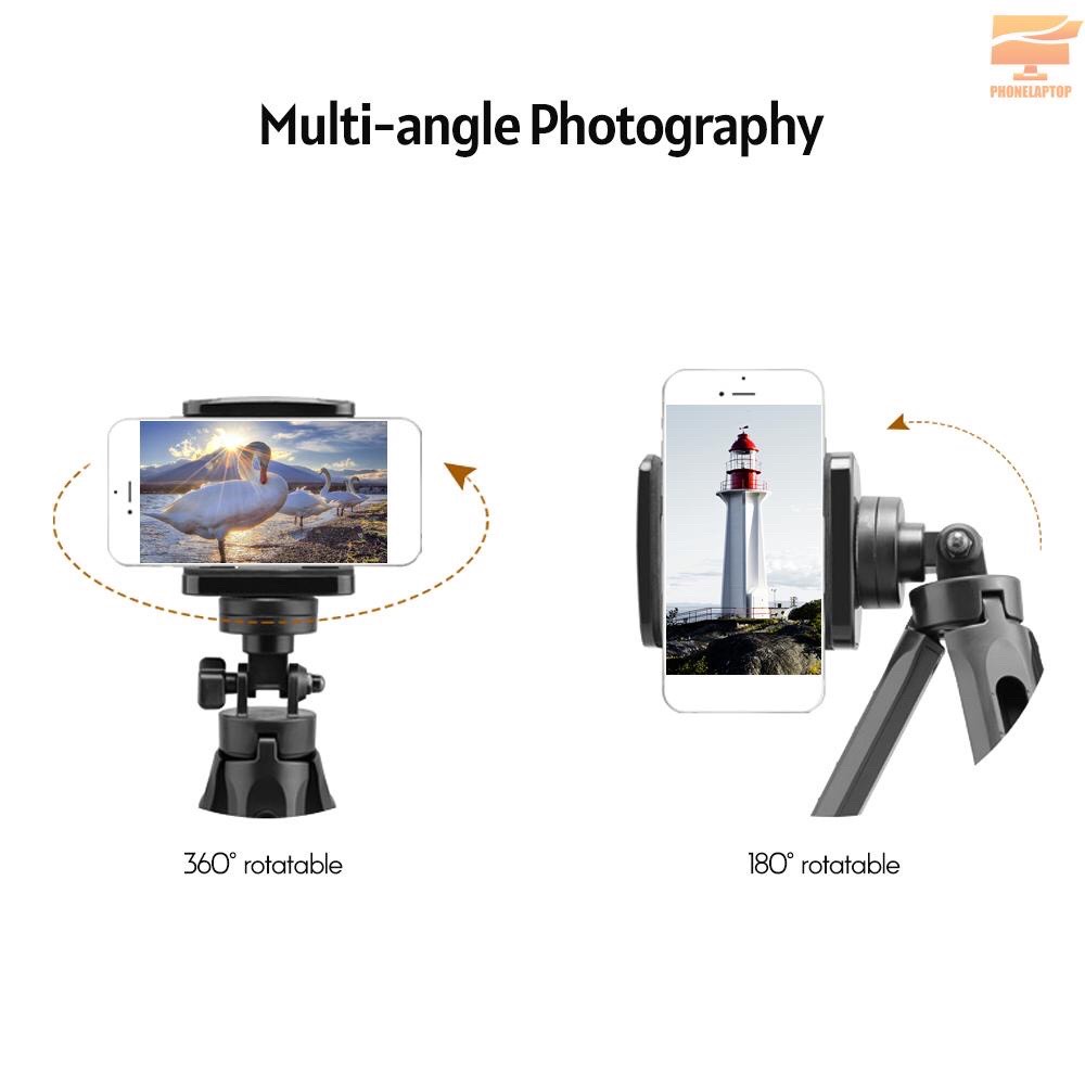 Hợp kim chụp ảnh quay phim mini 3 chân giá đỡ cho điện thoại smartphone xoay 360 cao cấp_B052