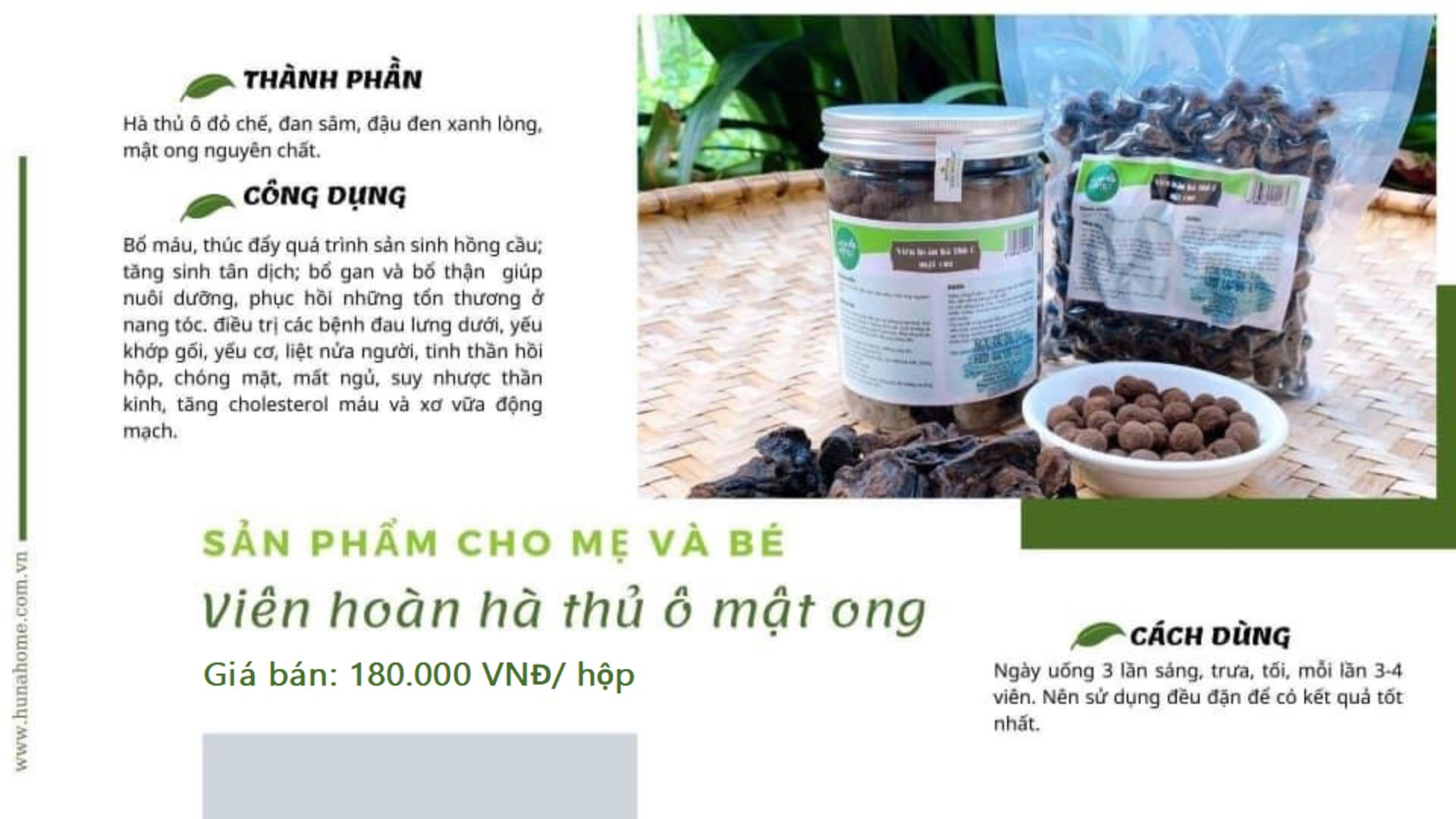 Hà thủ ô chế