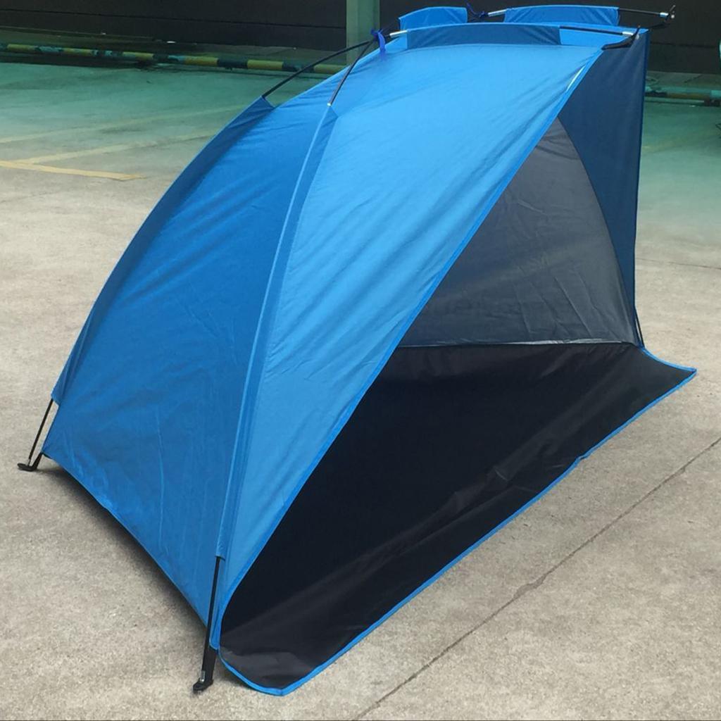 Portable Beach Tent Sun Shelter Half-Open Ultralight Canopy Outdoor Garden