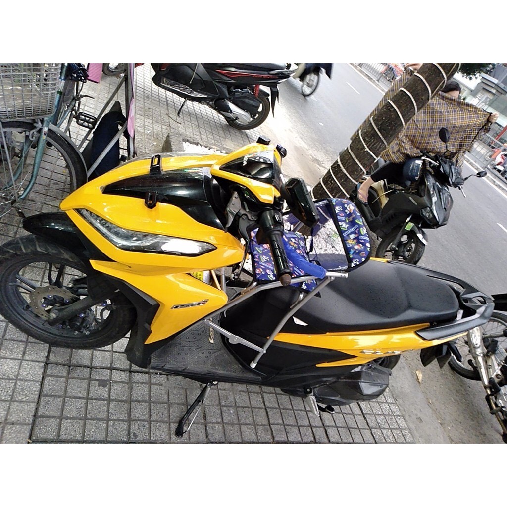 GHẾ ĐI XE VARIO CHO BÉ , GHẾ GA XÉP SẮT SƠN TĨNH ĐIỆN
