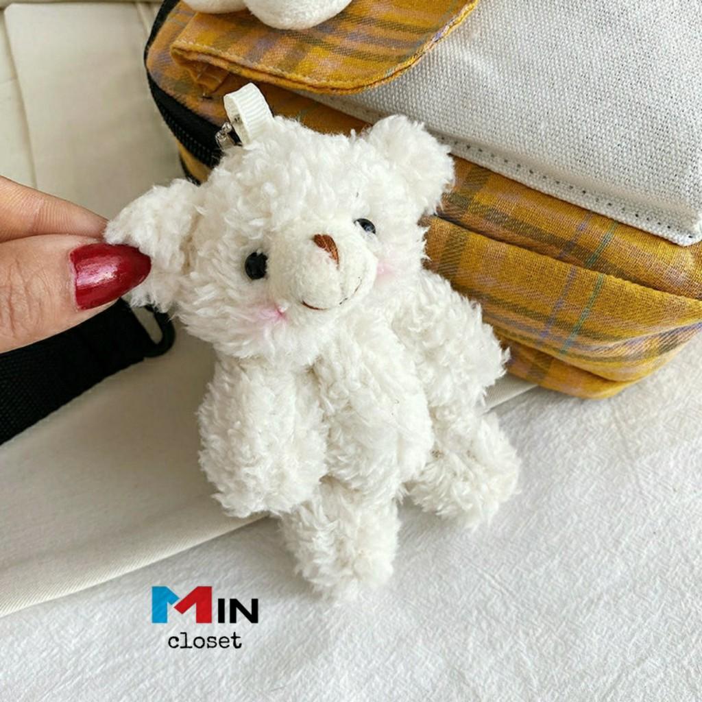 50K Móc khóa, cài balo siêu dễ thương GẤU TRẮNG