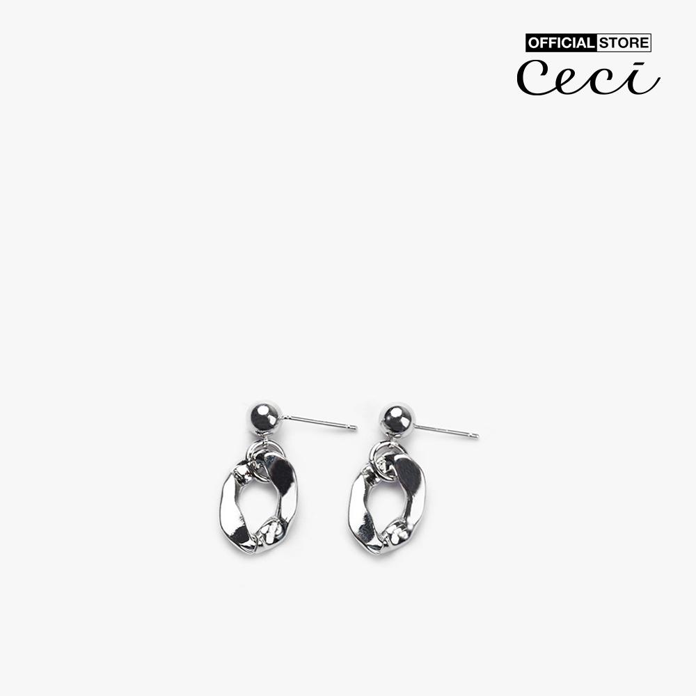 CECI - Khuyên tai nữ xỏ dáng thả thanh lịch CC1-01000047-07