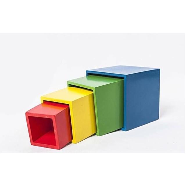 Đồ chơi lồng hộp vuông gỗ trí tuệ việt nam-Đồ chơi thông minh giáo dục cho Bé