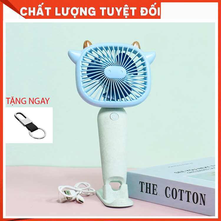 Quạt cầm tay mini - 3 chế độ, tích điện tiện lợi, sử dụng mọi lúc mọi nơi, cầm tay