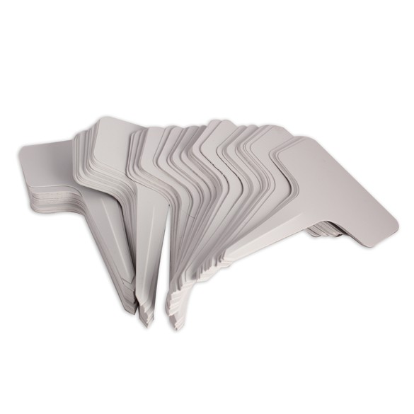 Set 50 thẻ ghi tên đánh dấu hoa lan cây cảnh chữ T bằng nhựa ( 6 x10cm )