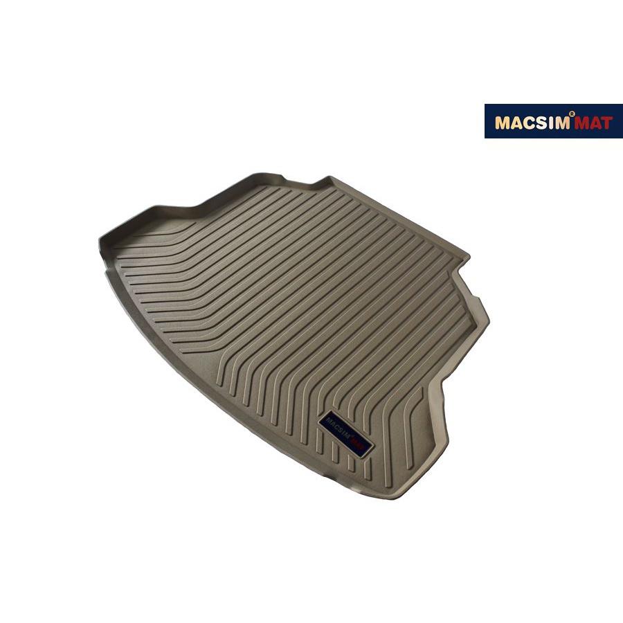 Thảm lót cốp xe ô tô Honda CRV 2012-2017 nhãn hiệu Macsim chất liệu TPV cao cấp màu be