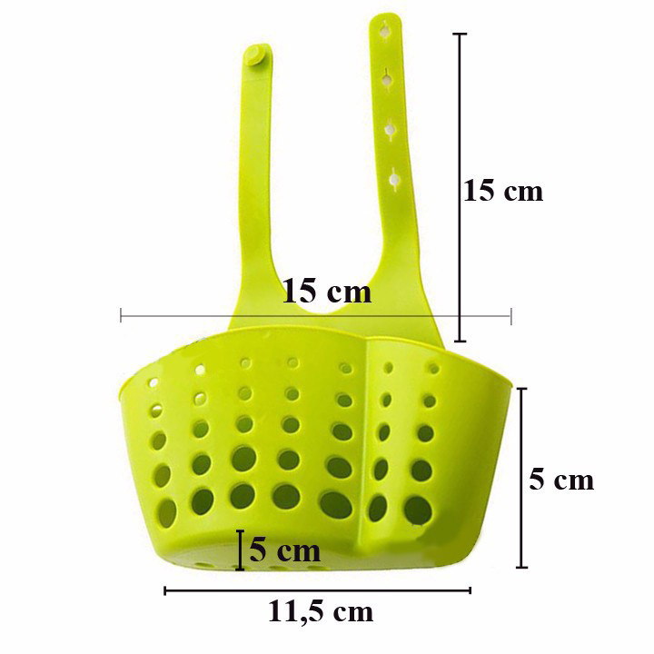 Giỏ Đựng Dụng Cụ Rửa Chén, Giỏ Nhựa Treo Bồn Rửa Chén Tiện Ích - PucaMart