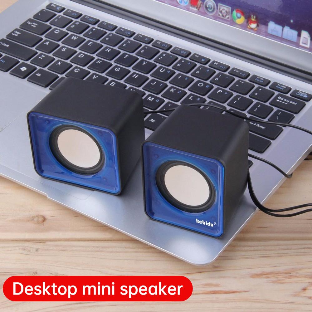 2 Cái/bộ Loa Máy Tính Mini USB Loa Có Dây Đa Năng Âm Thanh Stereo Loa Vòm Cho Máy Tính Laptop Notebook