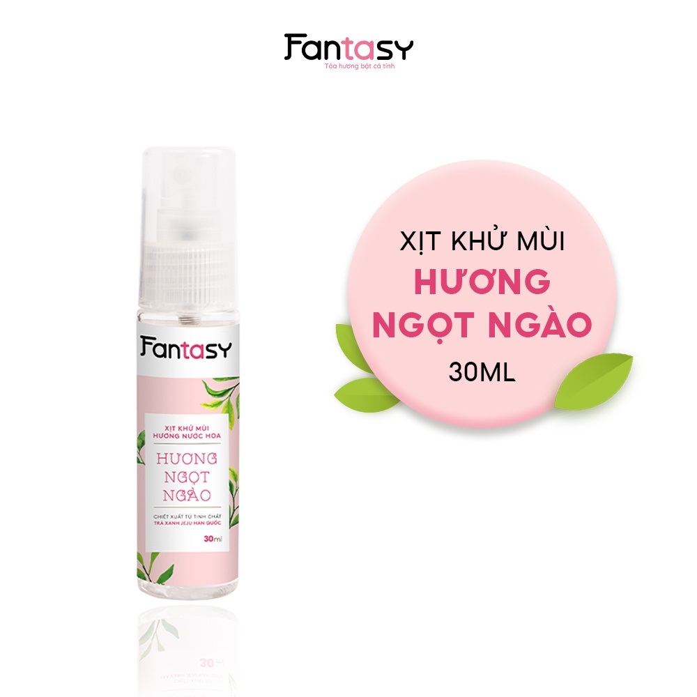 Xịt khử mùi hương nước hoa Fantasy 30ml - Hương Ngọt ngào
