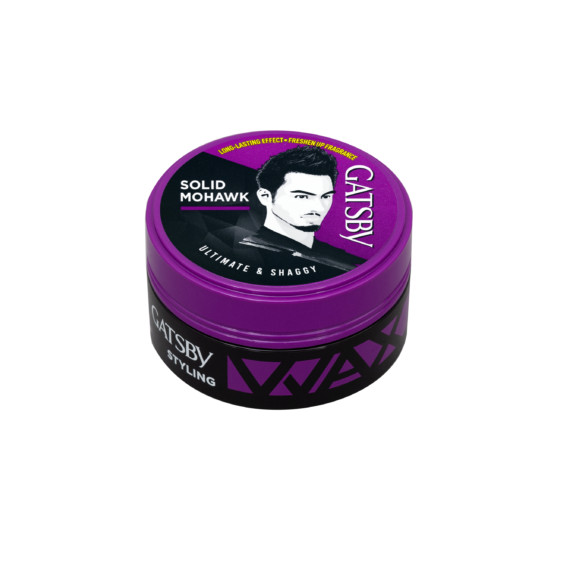 GATSBY STYLING WAX ULTIMATE &amp; SHAGGY 75G - SÁP TẠO KIỂU TÓC GIỮ NẾP VỮNG CHẮC