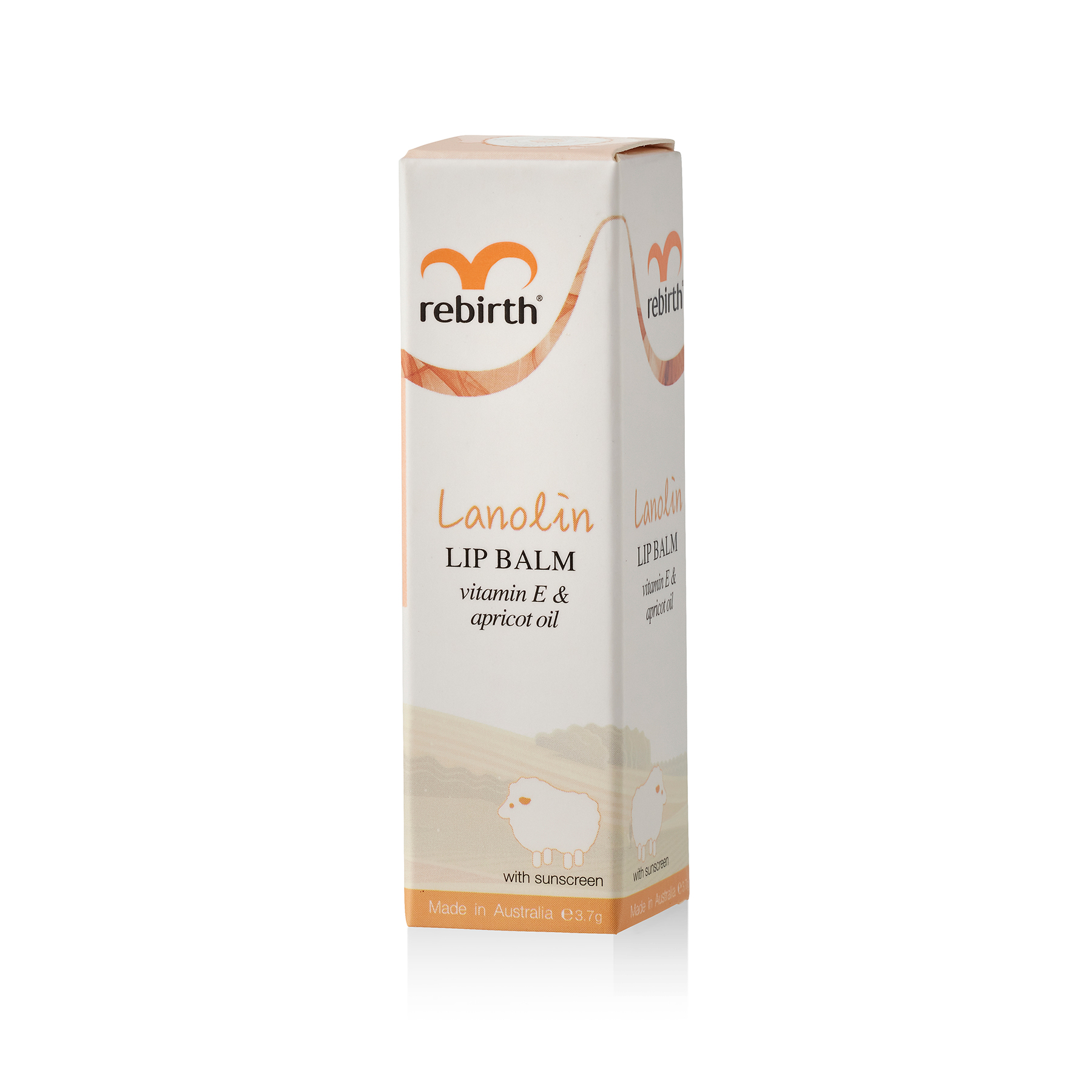 Son Dưỡng Môi Nhau Thai Cừu Rebirth Với Vitamin E và Dầu Mơ 3.7g