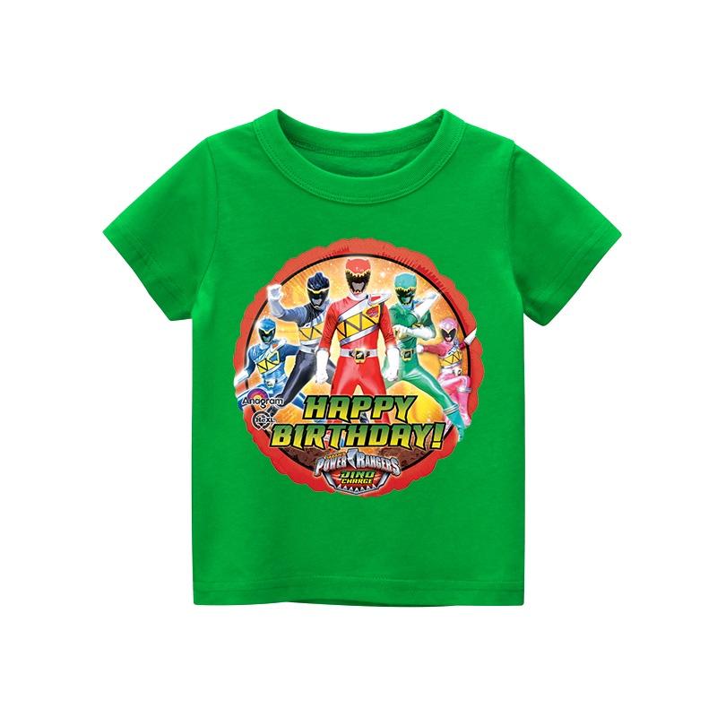 Áo thun trẻ em SIÊU NHÂN KHỦNG LONG 2, 8 màu áo, đầy đủ size có big size, MÀU KHÁC NHẮN TIN SHOP