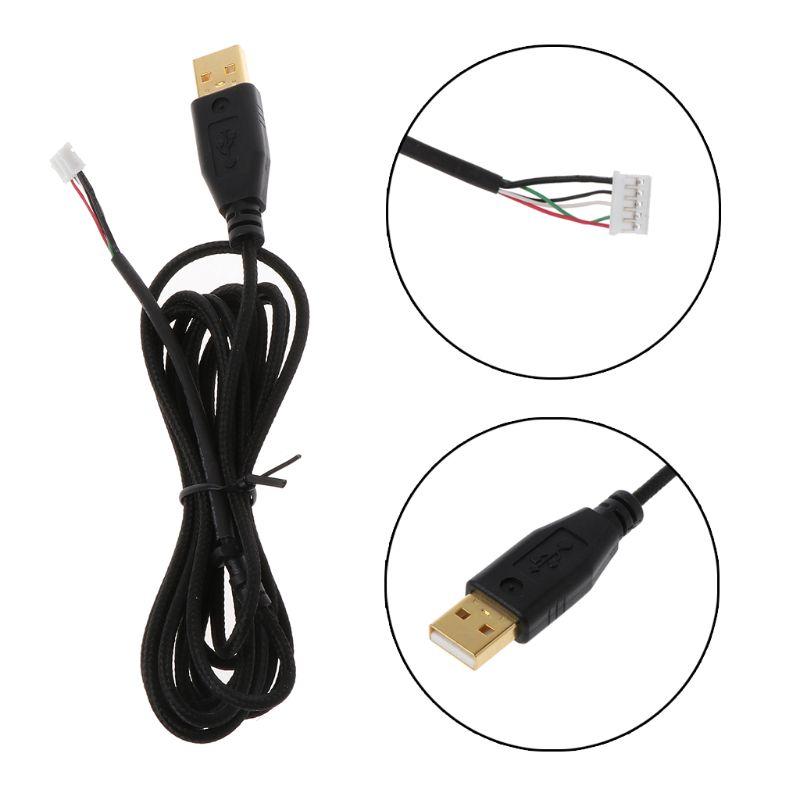 Dây Bện Nylon Bền Dây Chuột USB Dây Thay Thế Cho Razer Imperator/Naga 2014/Hexagram/Deathadder 2013 Chuột Chơi Game