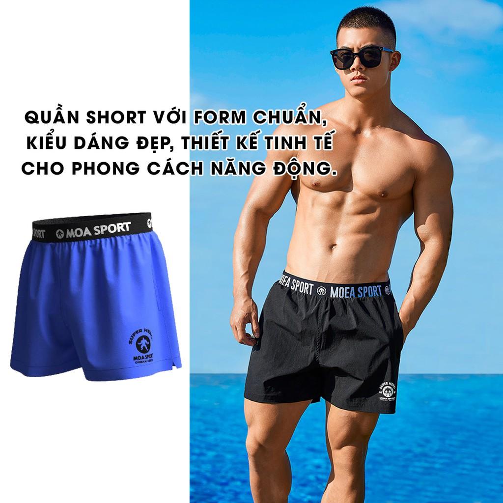 Quần đùi nam thể thao CẠP TO cho người chạy bộ, tập gym, đá bóng, đi bơi, đi biển thoáng khí, đàn hồi 4 chiều