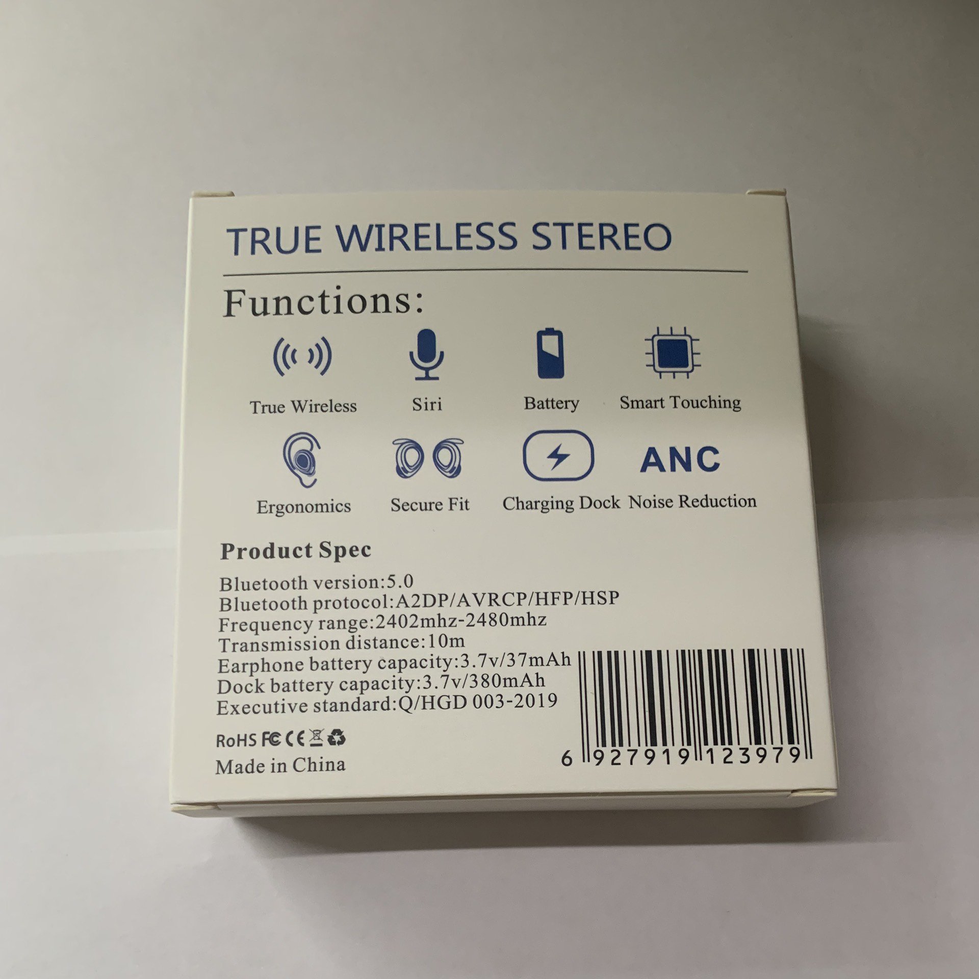 Tai Nghe Bluetooth Không Dây MR-S10 Cảm Ứng True Wireless Bluetooth 5.2 Cao Cấp – Chất Âm HiFi - Đàm Thoại Chuẩn – Khử Ồn ANC  – Hàng Chính Hãng