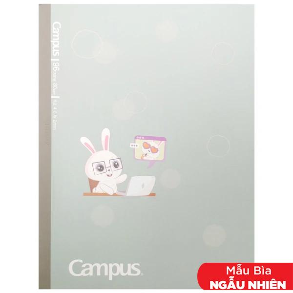 Tập Rabbit - 4 Ô Ly - 96 Trang 80gsm - Campus NB-A5OL96RA2 (Mẫu Màu Giao Ngẫu Nhiên)