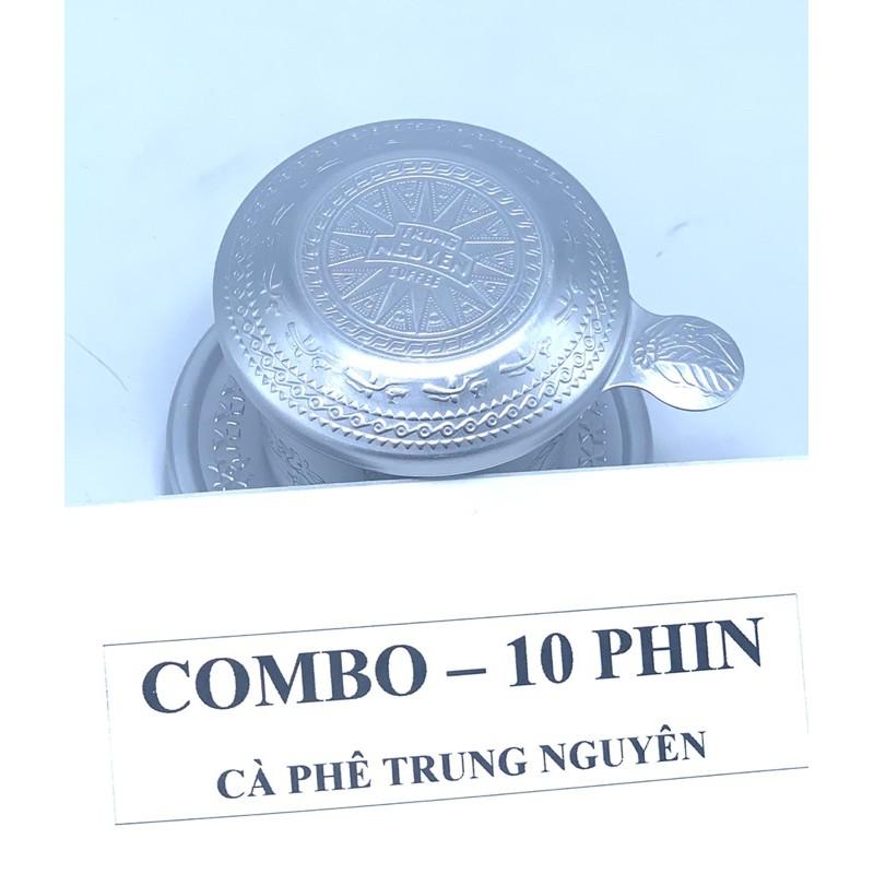 Combo 10 phin nhôm cao cấp Trung Nguyên - Phin Hoa Văn