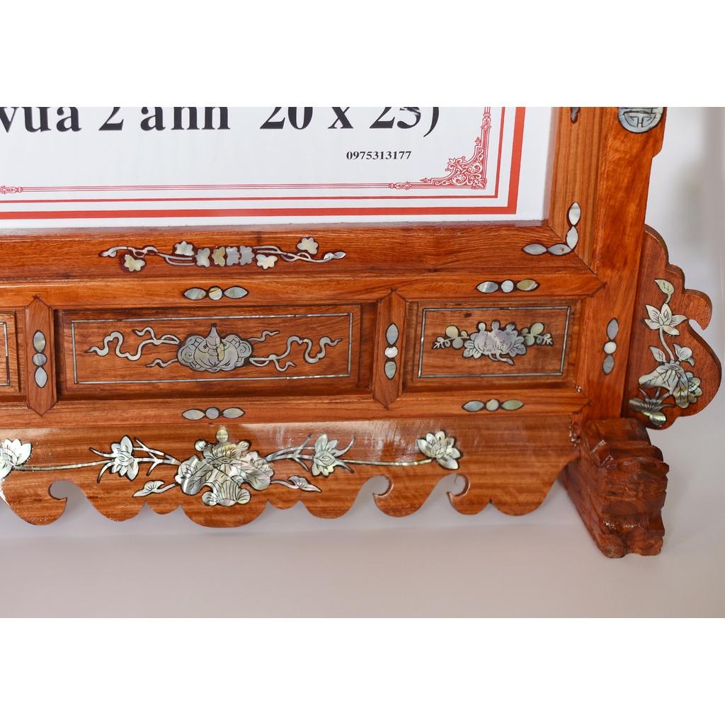 KHUNG HÌNH ẢNH THỜ GỖ HƯƠNG 40 X 25