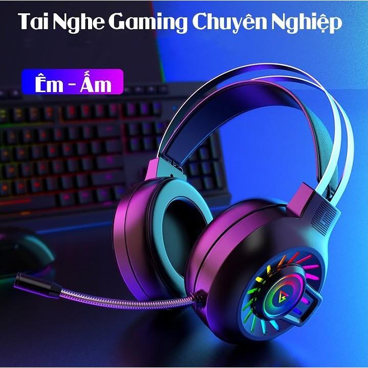 Tai nghe Gaming chụp tai Hoco ESD04 có mic đàm thoại,  jack 3.5 - Hàng chính hãng