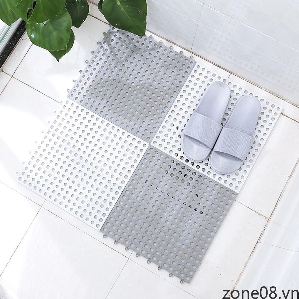 Tấm thảm nhựa ghép lót sàn chống trơn trượt an toàn size 30x30cm