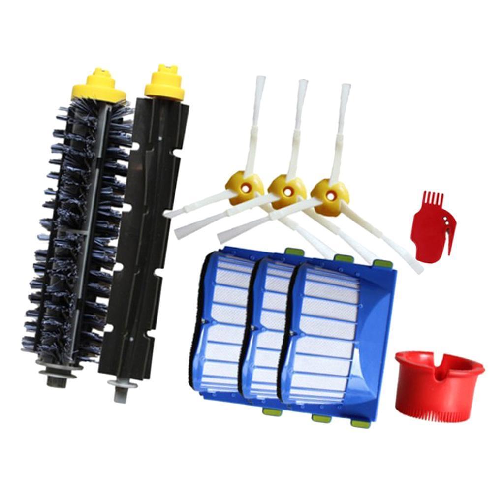 Accessory forSmart Robot 600 Series Vacuum Cleaner Vacuum Cleaner Replacement Part Include Filter, Side Brush, Roller Brush & Flexible Beater Brush