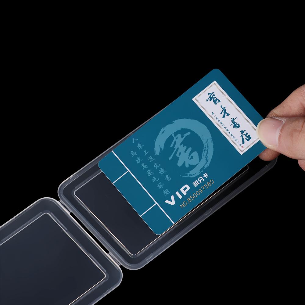 Hộp Đựng Thẻ Chất Liệu Nhựa Trong Suốt