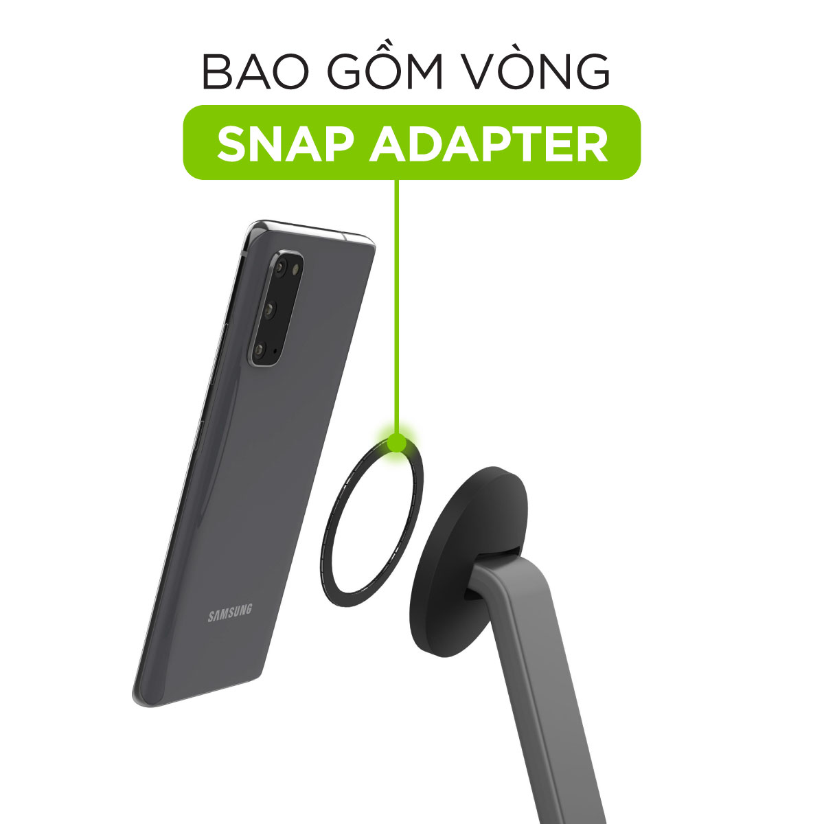 Đế sạc mophie Snap+ 3in1 Stand, đế sạc không dây 15w sạc 3 thiết bị cùng lúc - Hàng chính hãng bảo hành 2 năm 1 đổi 1