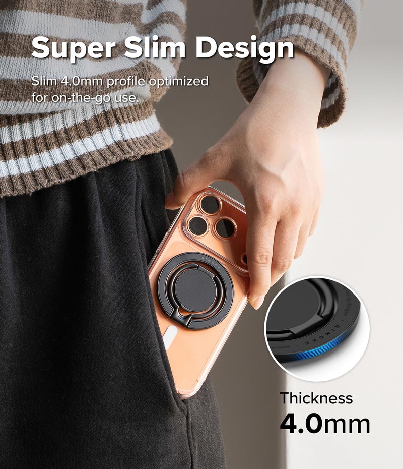 Giá đỡ từ tính RINGKE Dual Magnetic Smart Holder - Hàng Chính Hãng