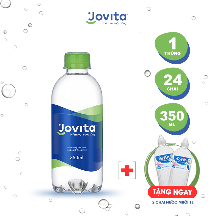 Thùng 24 Chai Nước Uống Tinh Khiết Đóng Chai Jovita